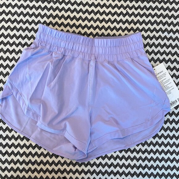NWT Bundle Lilac Smoke & Summer Glow lululemon Track That HR Short 3" Lined Sz 6 - Picture 3 of 15